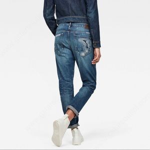 mid waist boyfriend jeans